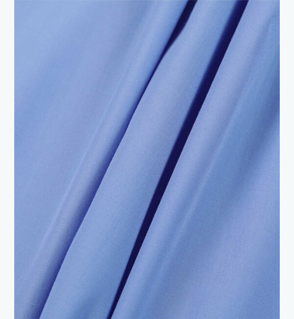 ur's「デザインスリーブバンドカラーフレアシャツ」|シャツ・ブラウス|