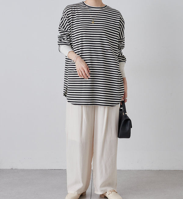  「【大人気リバイバル】万能レイヤードカットソー」|プルオーバー|