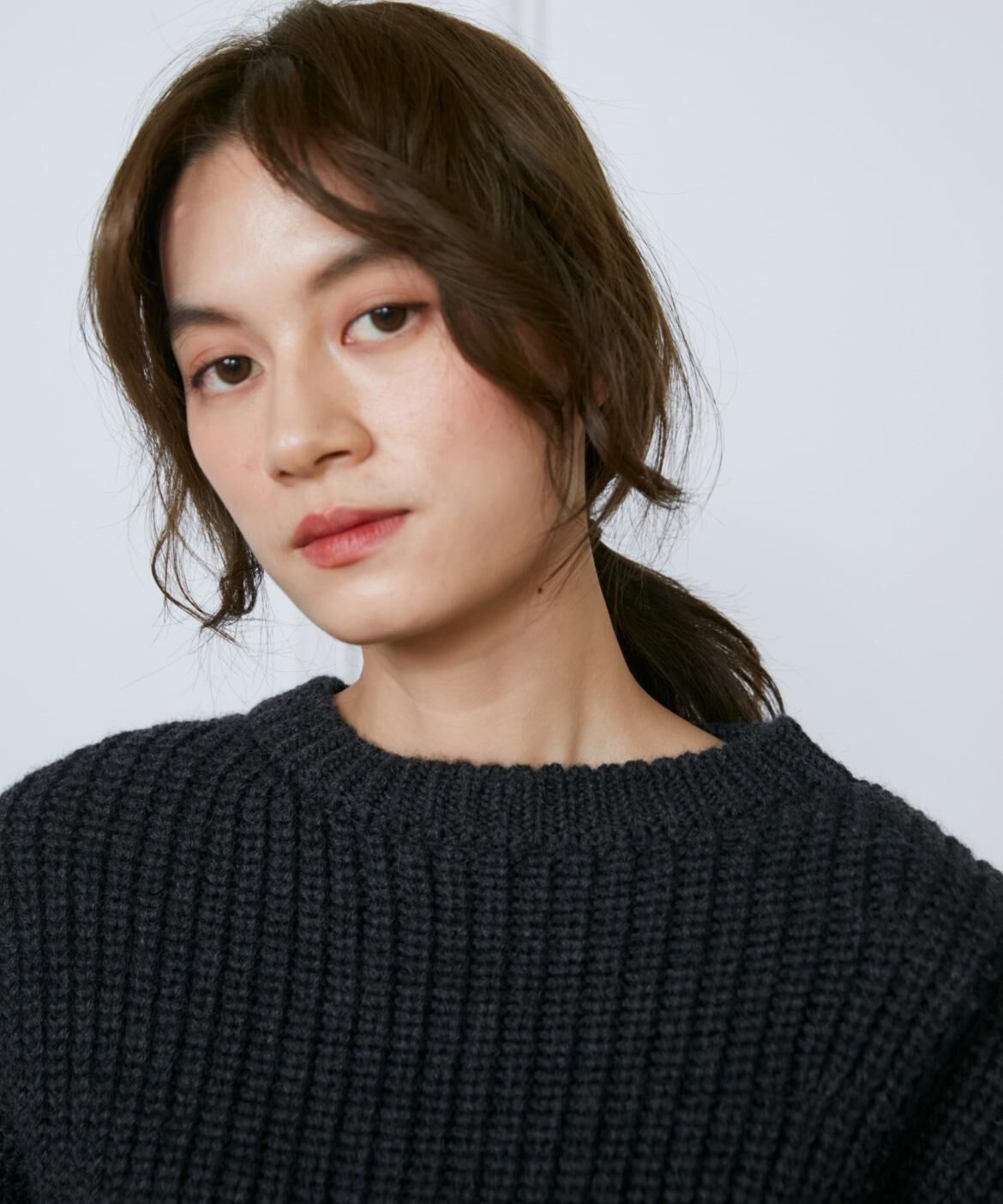 INED「カラーブロッキングケーブルニット《la veille by SUPERIOR CLOSET》」|ニット・セーター|