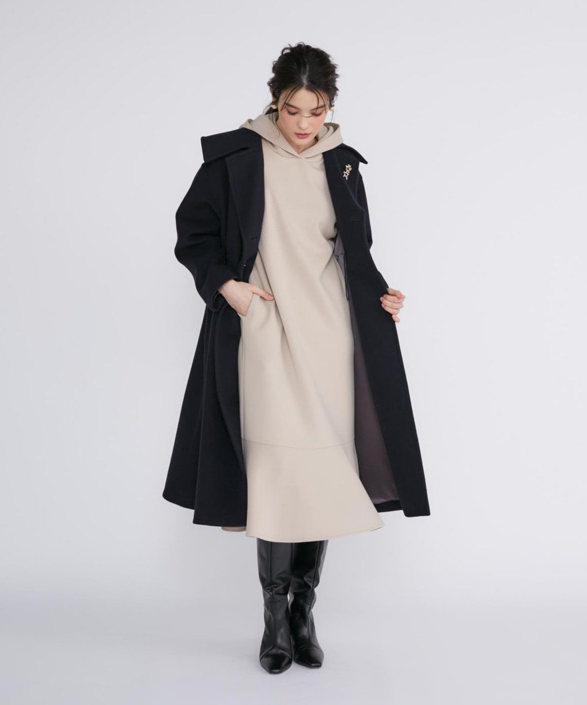 Maglie le cassetto「パーカーワンピース」|ワンピース|