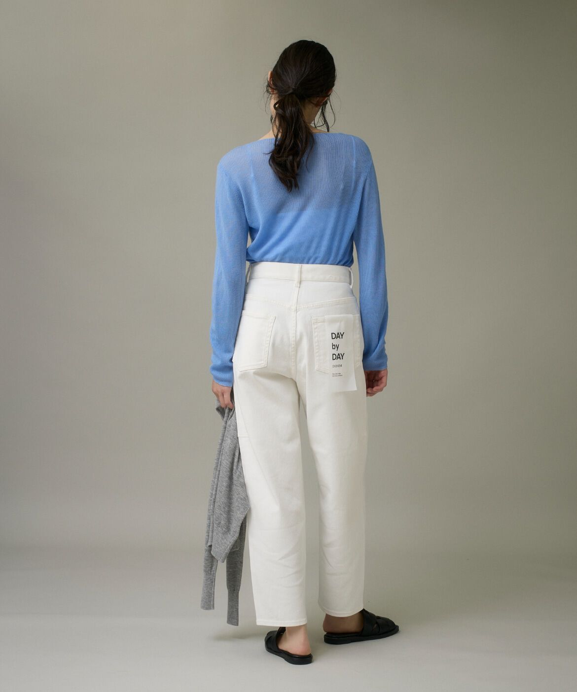 DAY by DAY it&rsquo;s international「ホワイトデニムバレルレッグパンツ」|その他|