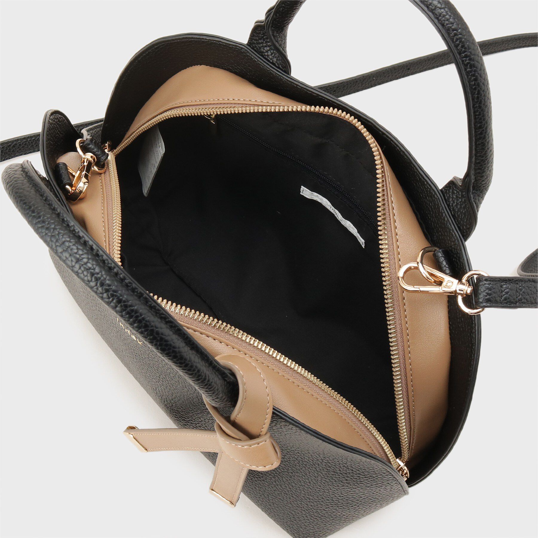 index「軽量合皮バイカラーミドルボストンバッグ【2WAY】」|ボストンバッグ|