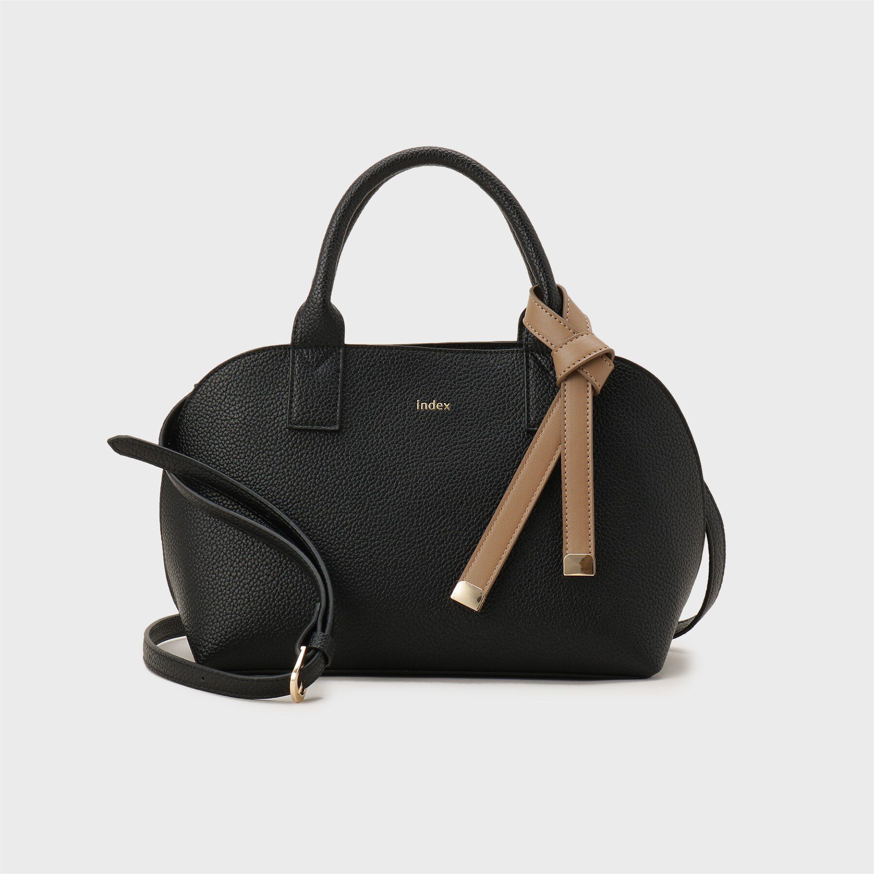 index「軽量合皮バイカラーミドルボストンバッグ【2WAY】」|ボストンバッグ|