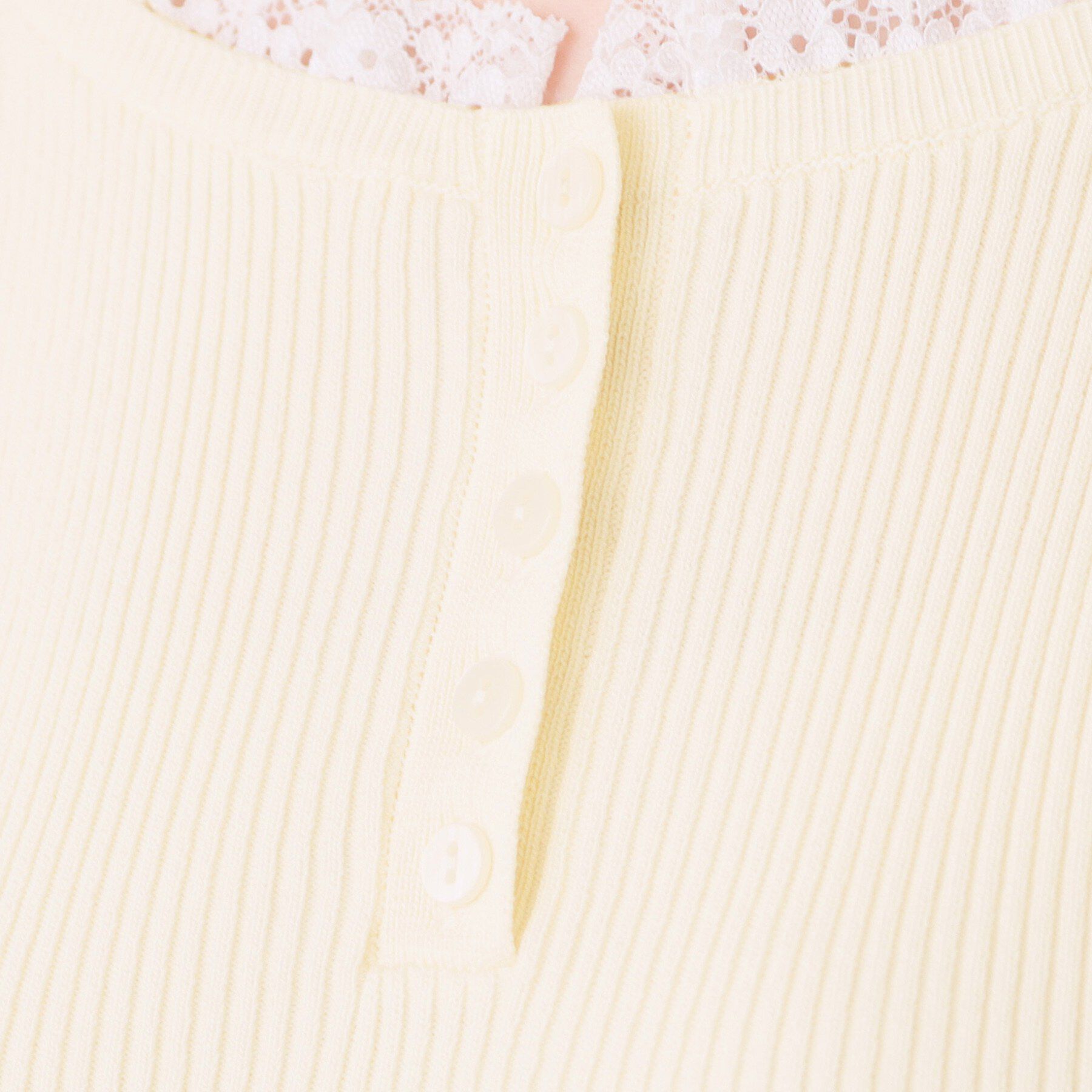 index「ヘンリーネックフレアスリーブニット【洗濯機OK】」|ニット・セーター|