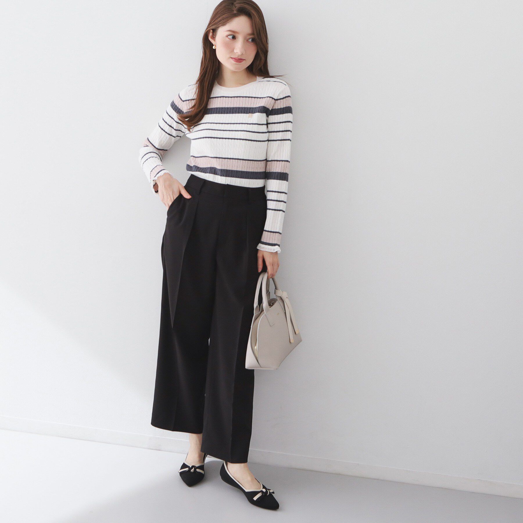 index「ストレッチワイドストレートパンツ/セットアップ対応【洗濯機OK/吸水速乾】」|その他|