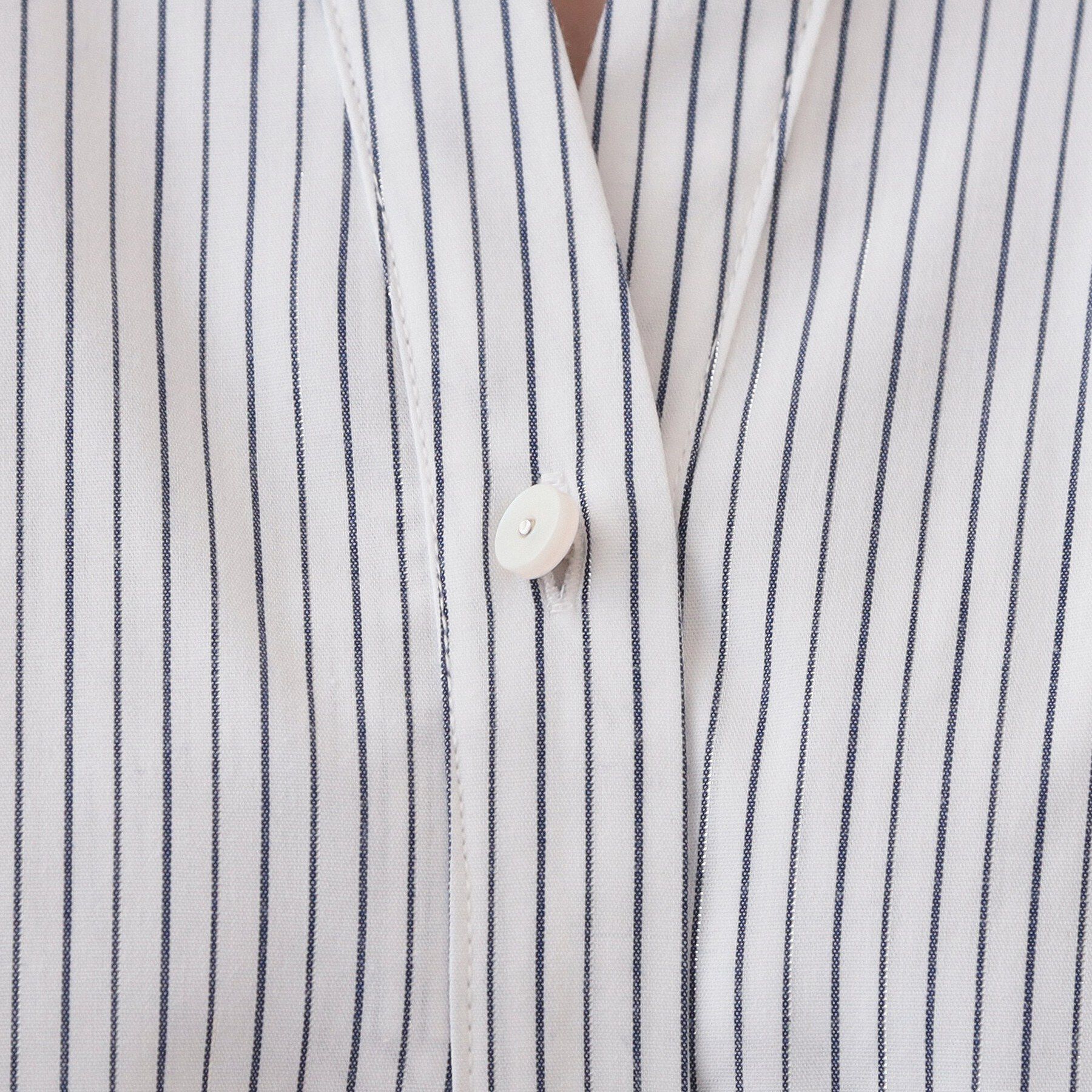 index「フリルキーネックシャツ【洗濯機OK/イージーアイロン/防シワ】《XS-LL/7col》」|シャツ・ブラウス|