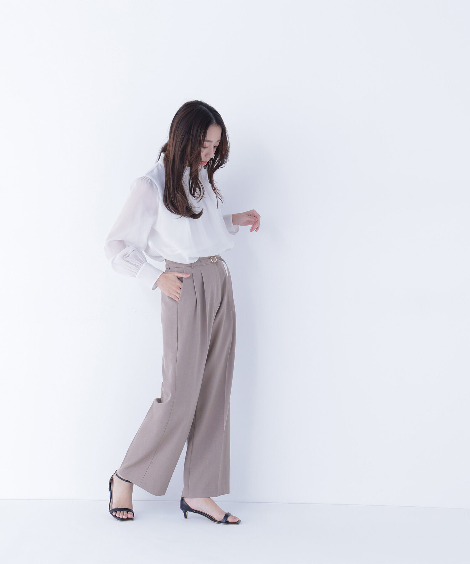  「クラッシー SETUP ツータックパンツ」|その他|