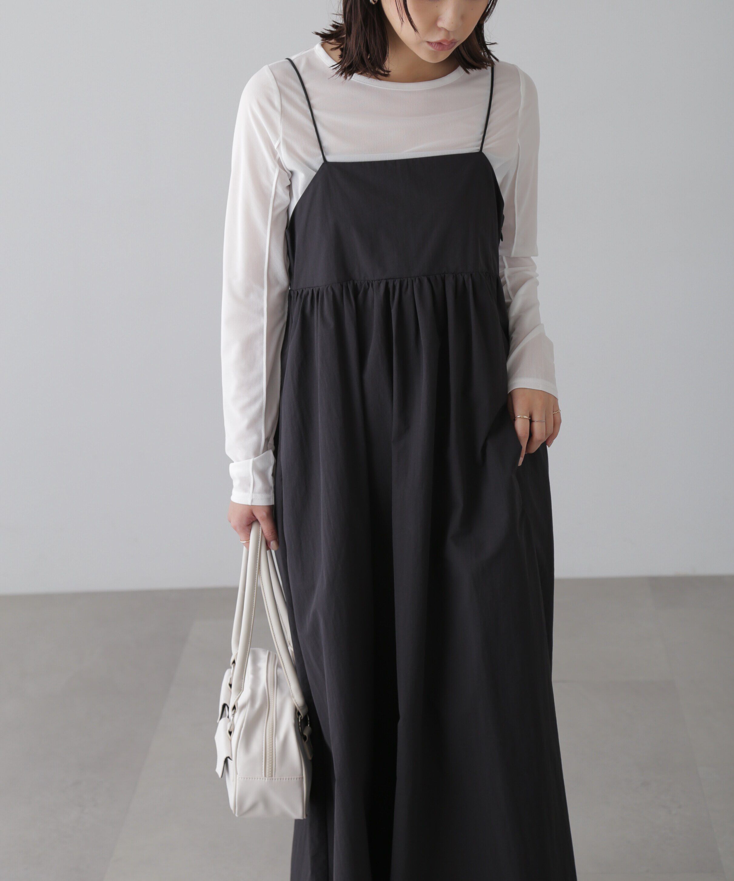  「ボリュームキャミワンピース」|ワンピース|