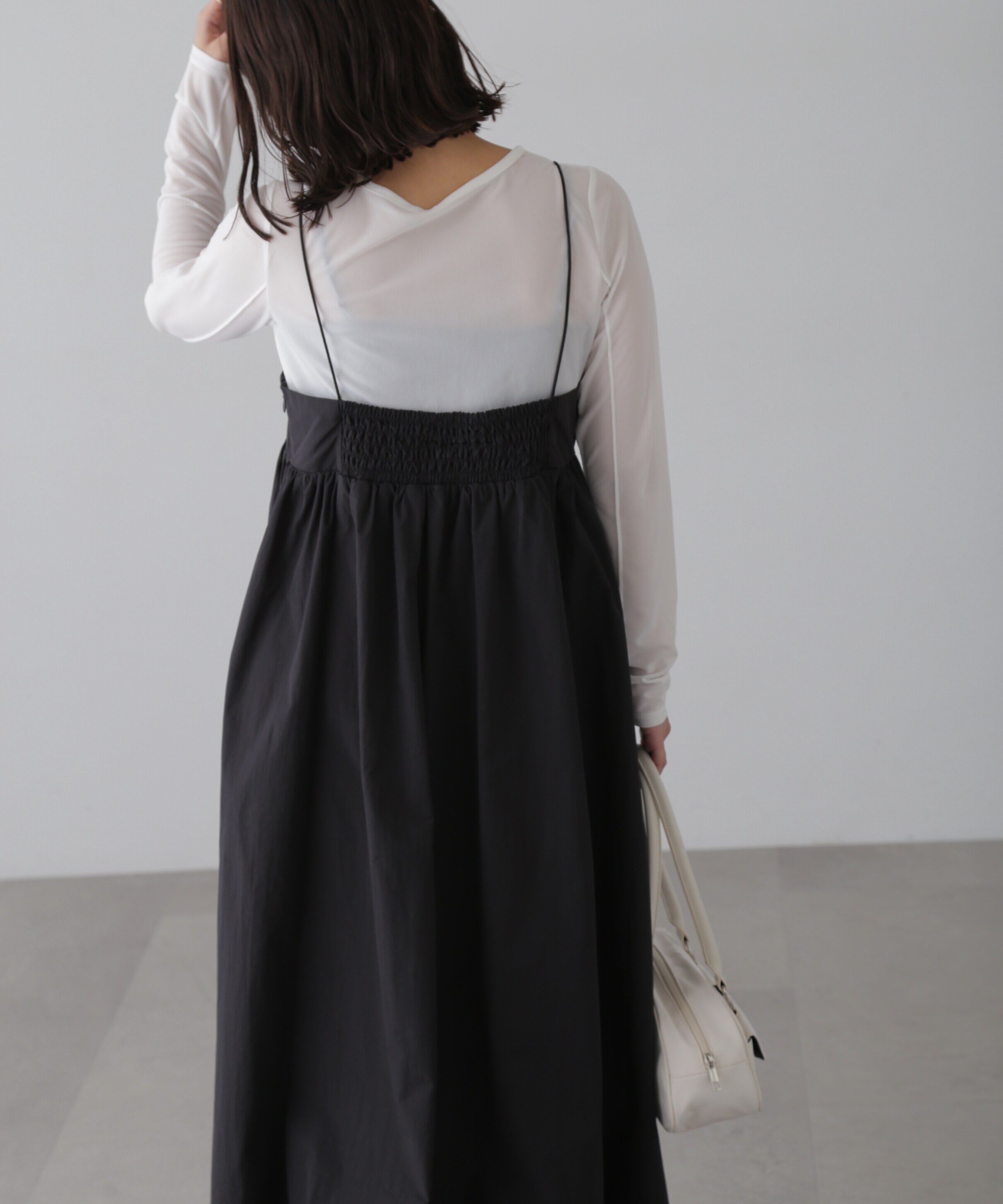  「ボリュームキャミワンピース」|ワンピース|