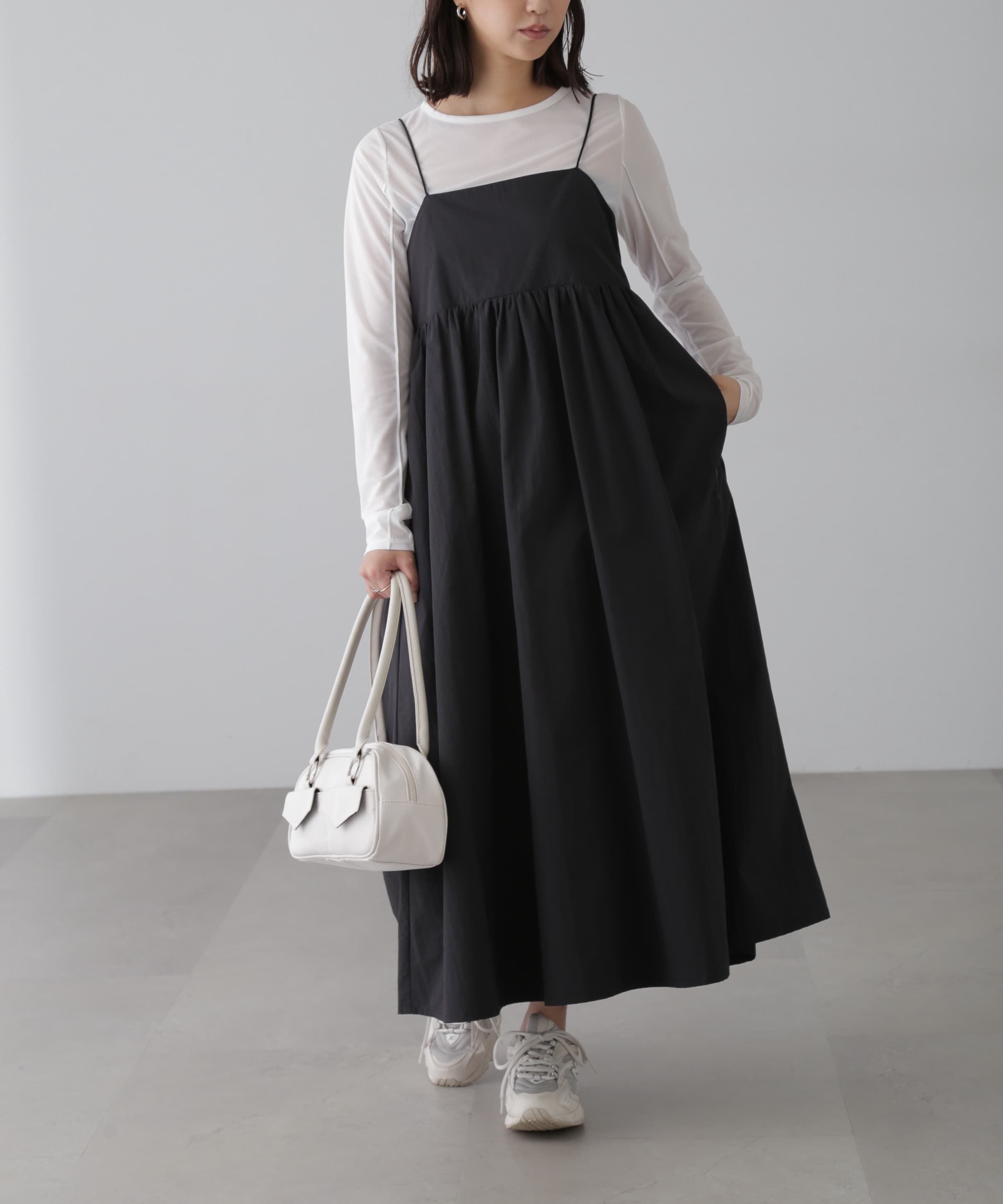  「ボリュームキャミワンピース」|ワンピース|