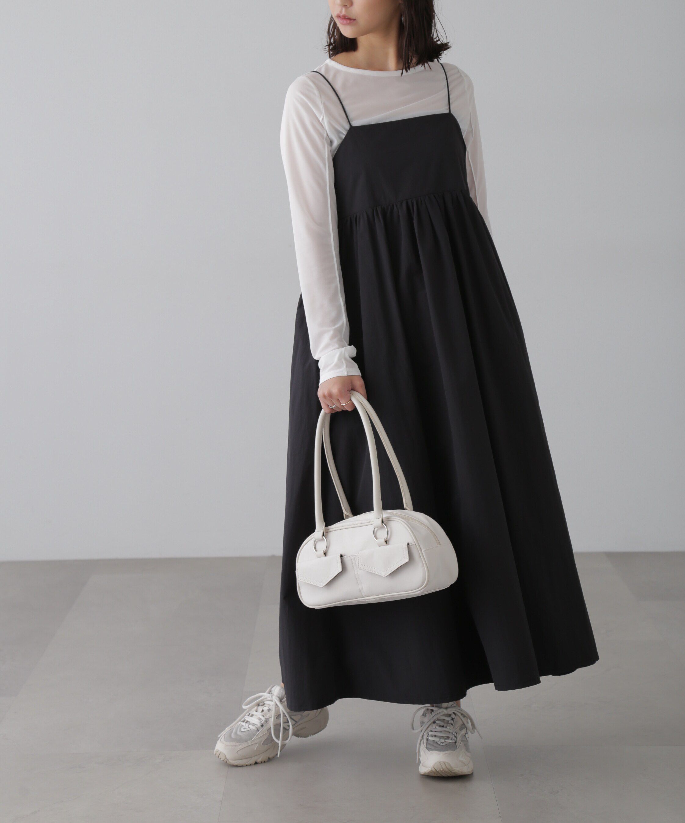  「ボリュームキャミワンピース」|ワンピース|