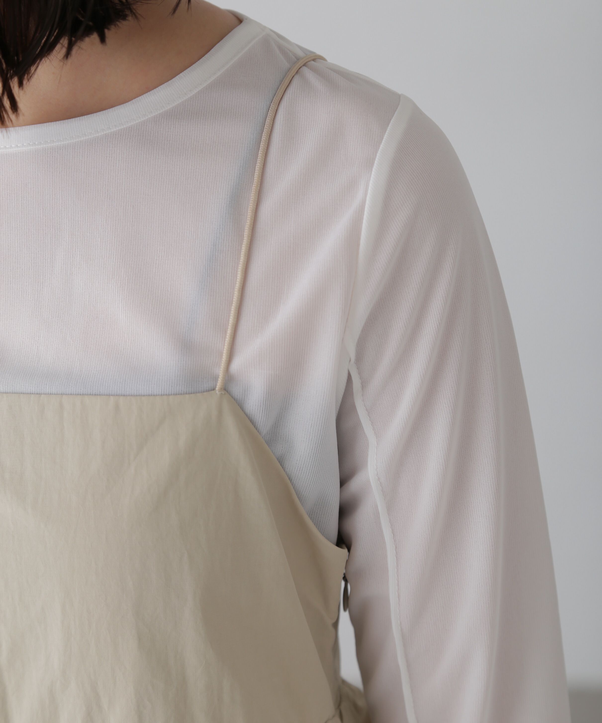  「ボリュームキャミワンピース」|ワンピース|