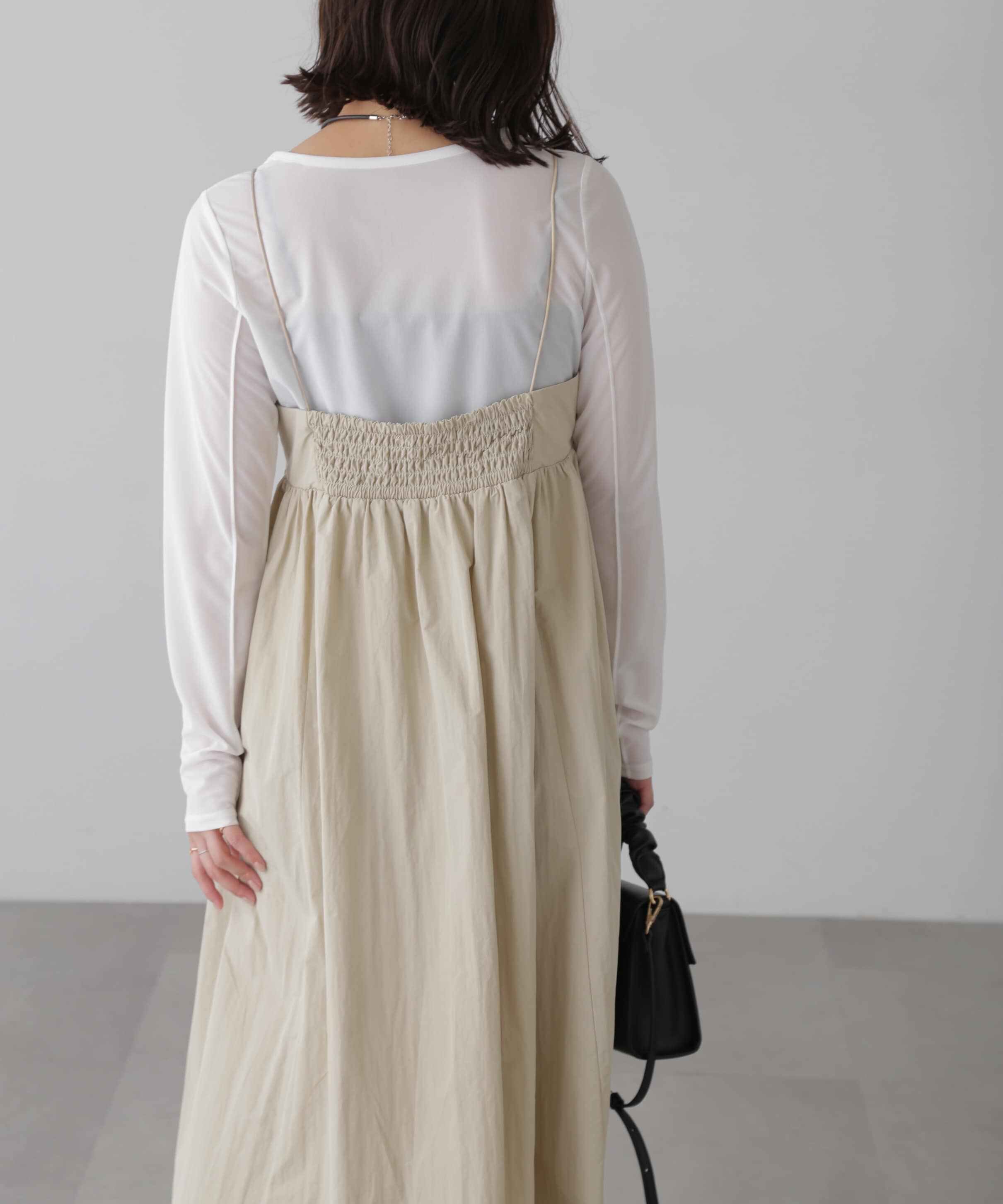  「ボリュームキャミワンピース」|ワンピース|