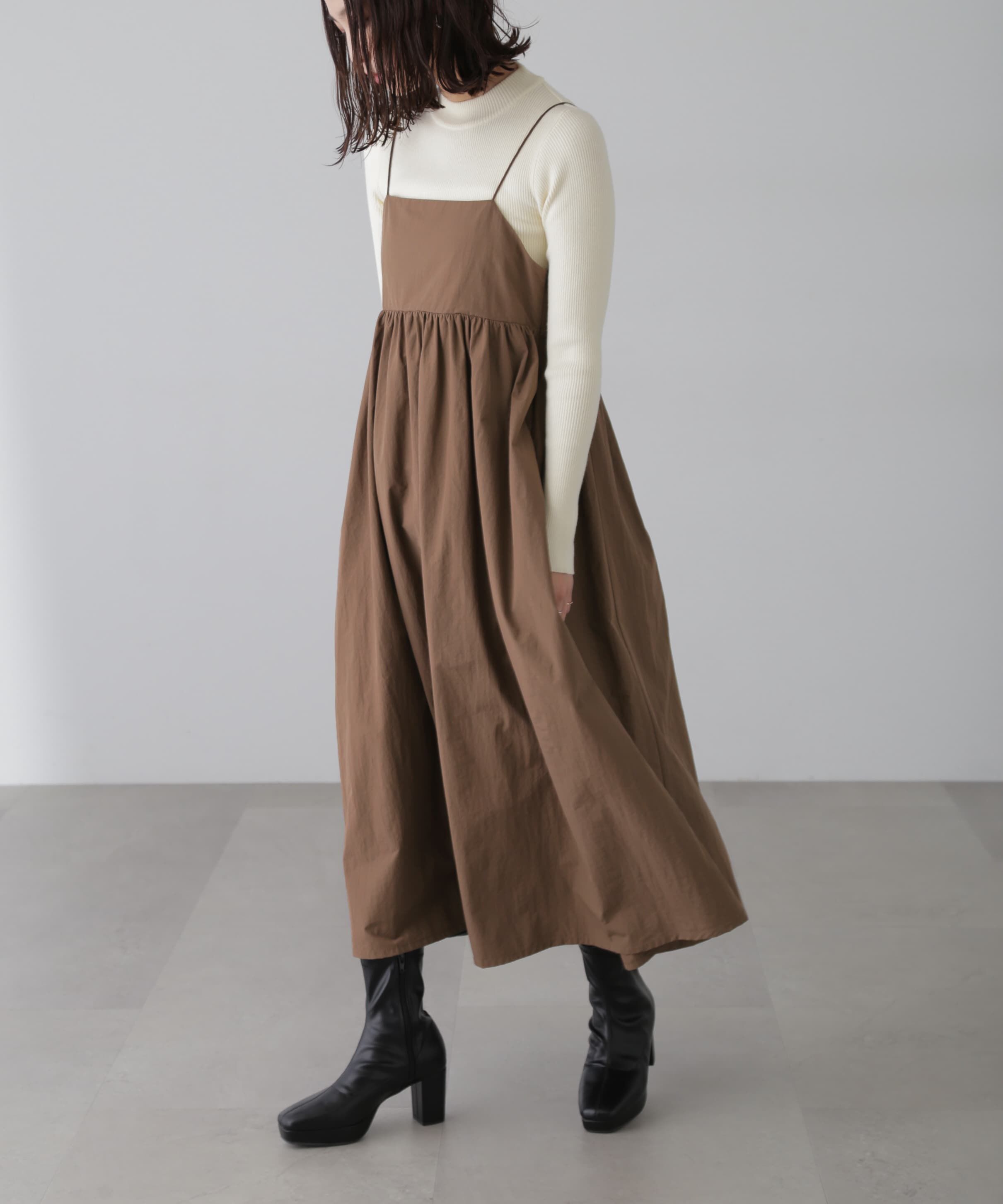  「ボリュームキャミワンピース」|ワンピース|