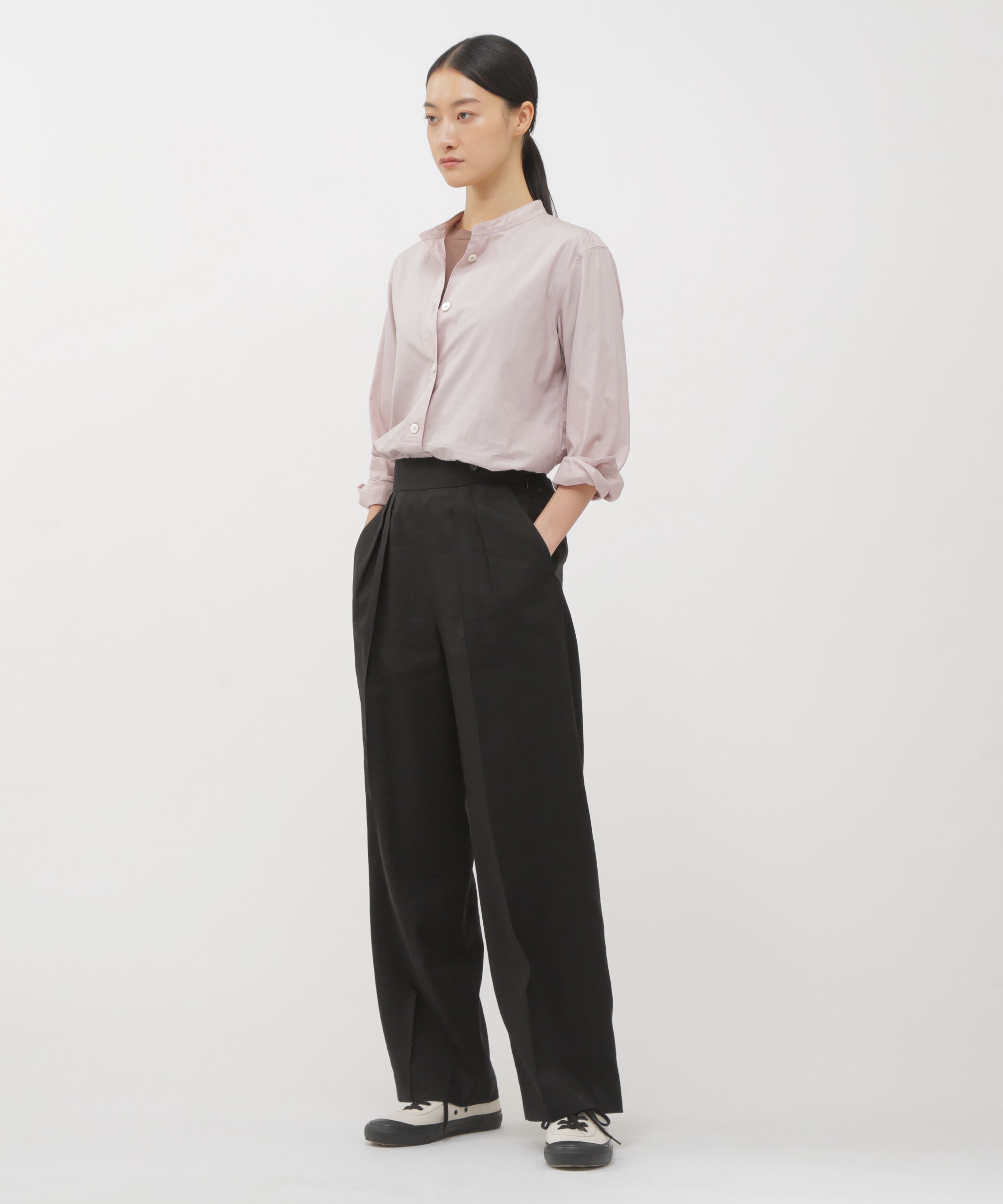  「SILK LINEN POPLIN TROUSERS」|その他|