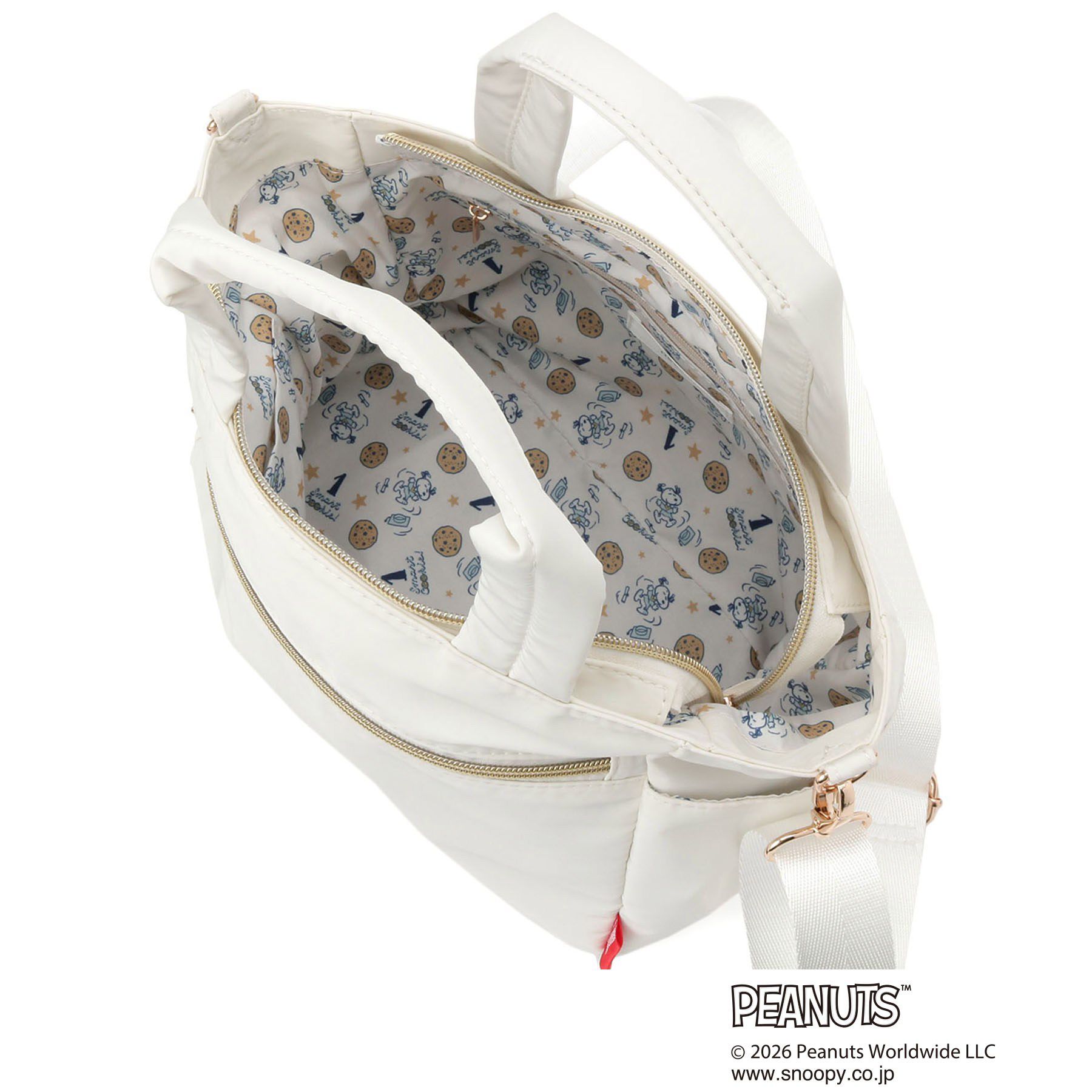 ITS&rsquo;DEMO「＜PEANUTS＞裏地総柄2WAYトート」|トートバッグ|