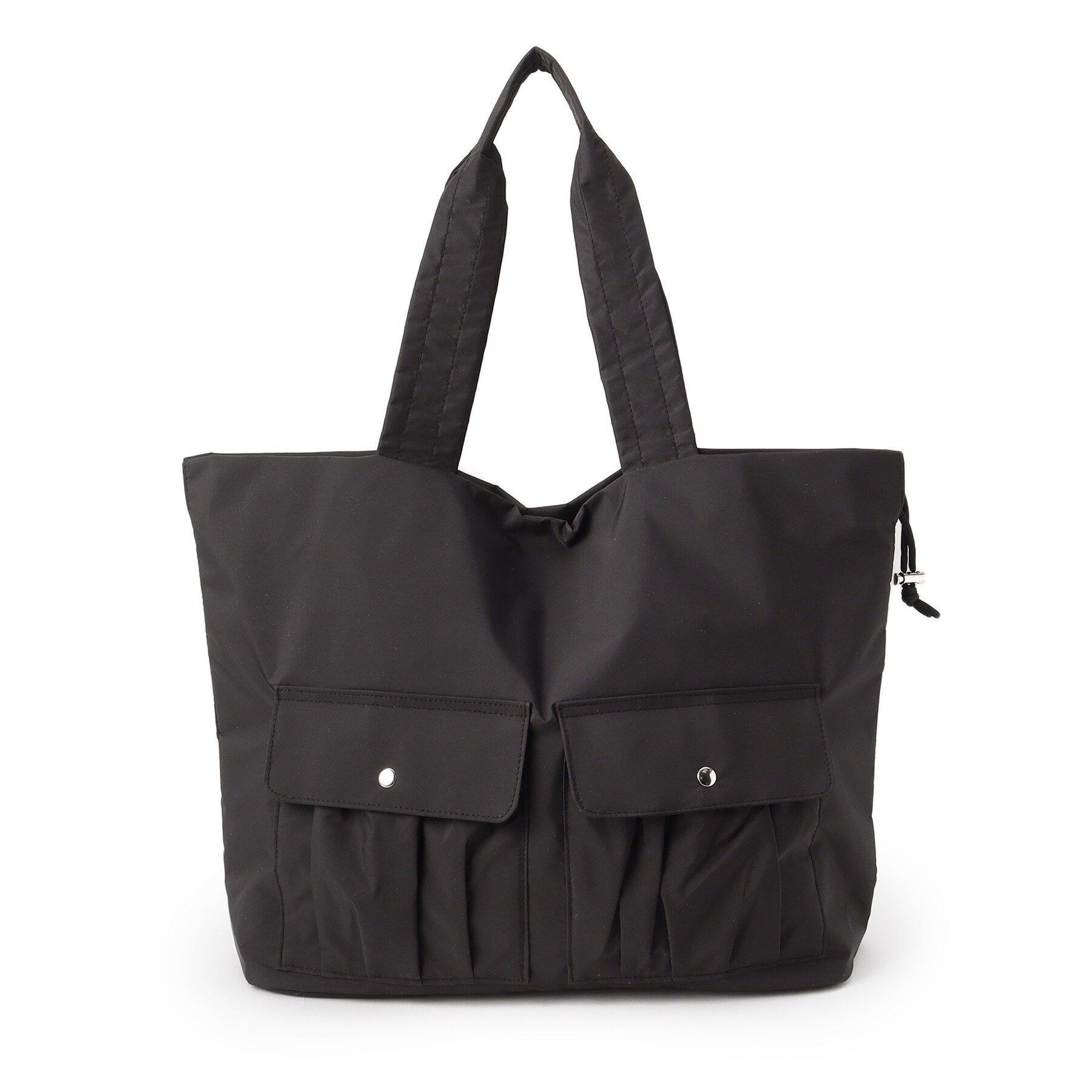 ITS&rsquo;DEMO「【8ポケット／A4対応】撥水Wポケットドロストトート」|トートバッグ|