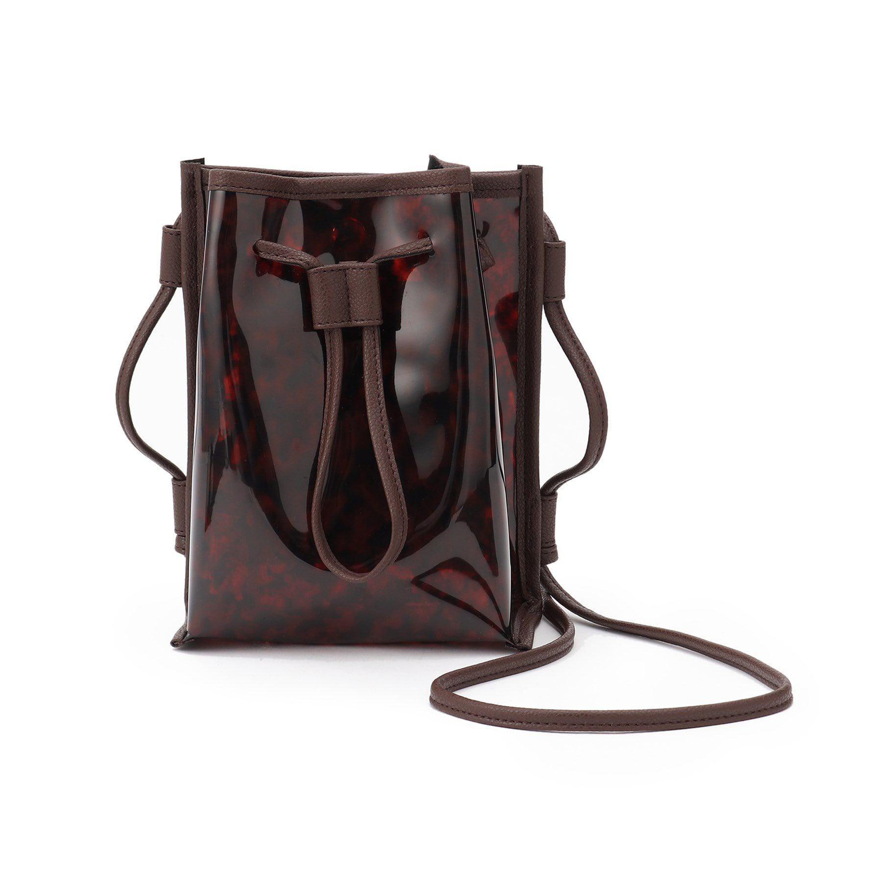 Ober Tashe「クリア巾着ショルダー」|ショルダー・メッセンジャー|ﾌﾞﾗｳﾝ(042)