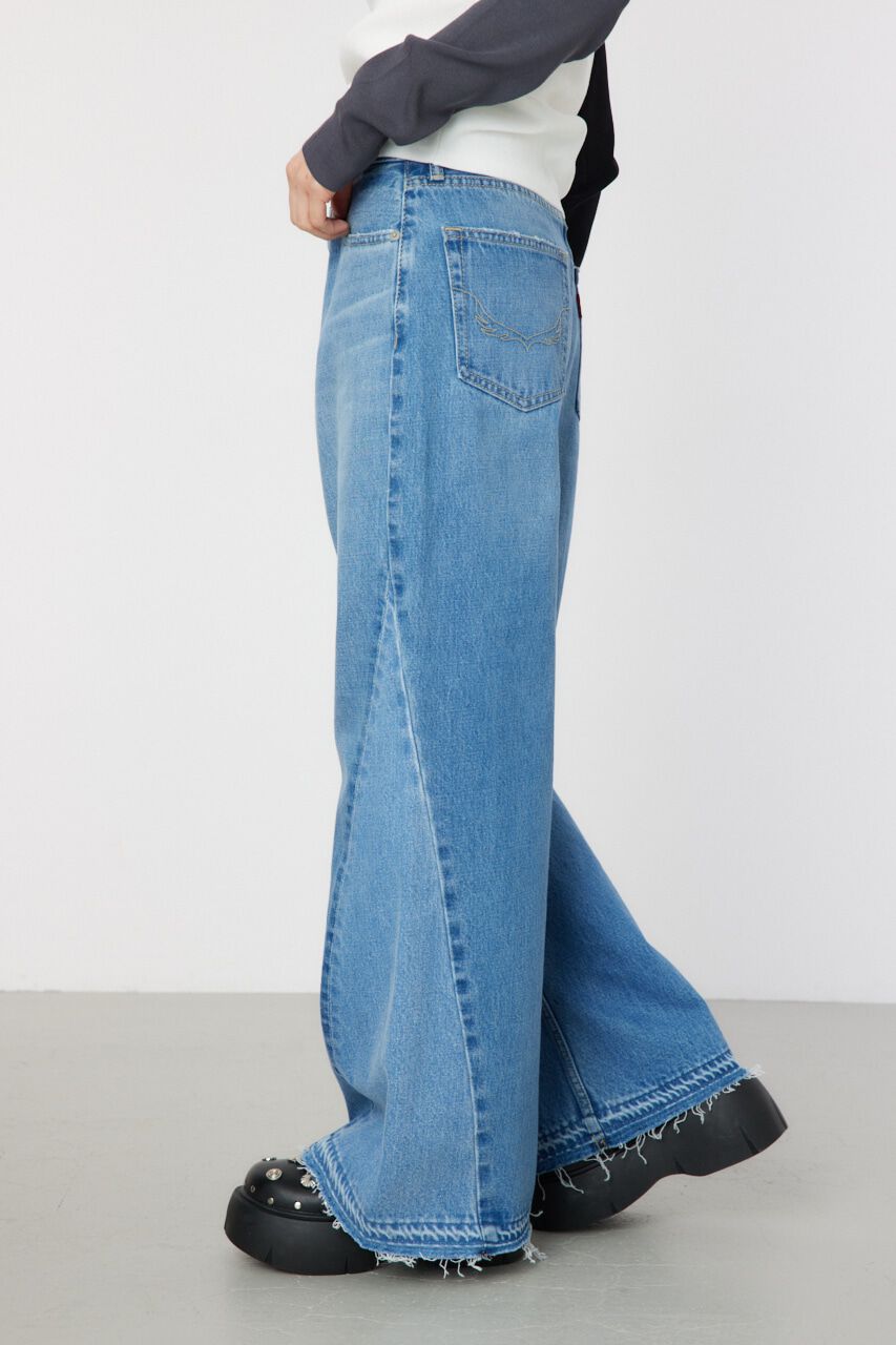 RODEO CROWNS「フレア バギーパンツ」|デニム|