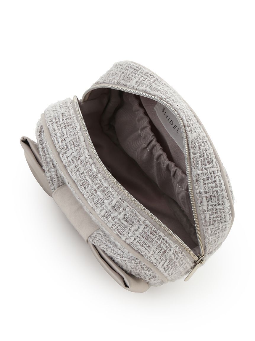 SNIDEL HOME「ツイードリボンポーチ」|ポーチ|