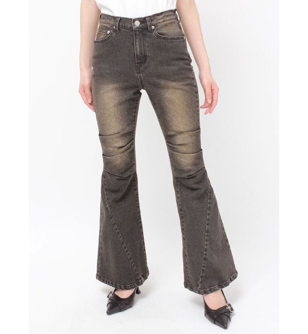 RESEXXY「ニーズタックデニムパンツ」|デニム|