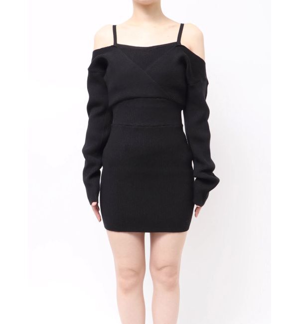 RESEXXY「レイヤードニットワンピース」|ワンピース|