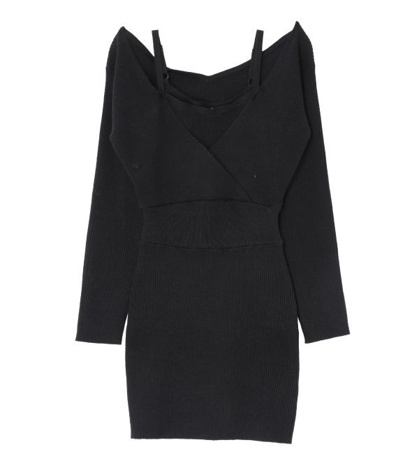 RESEXXY「レイヤードニットワンピース」|ワンピース|