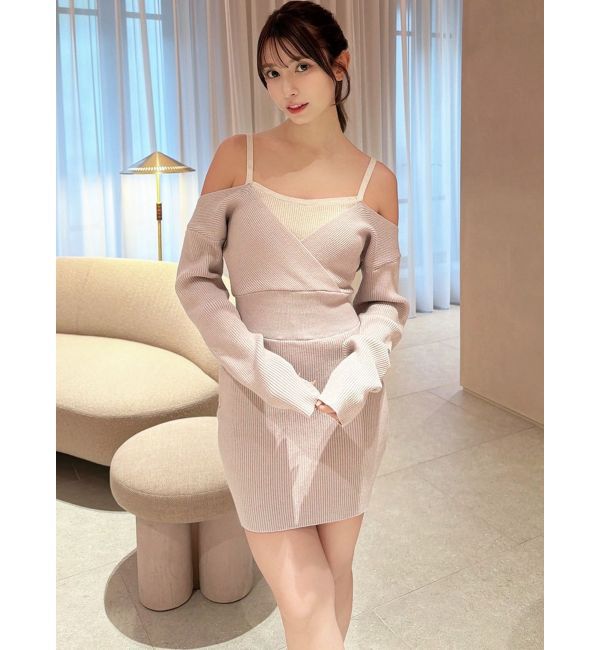 RESEXXY「レイヤードニットワンピース」|ワンピース|