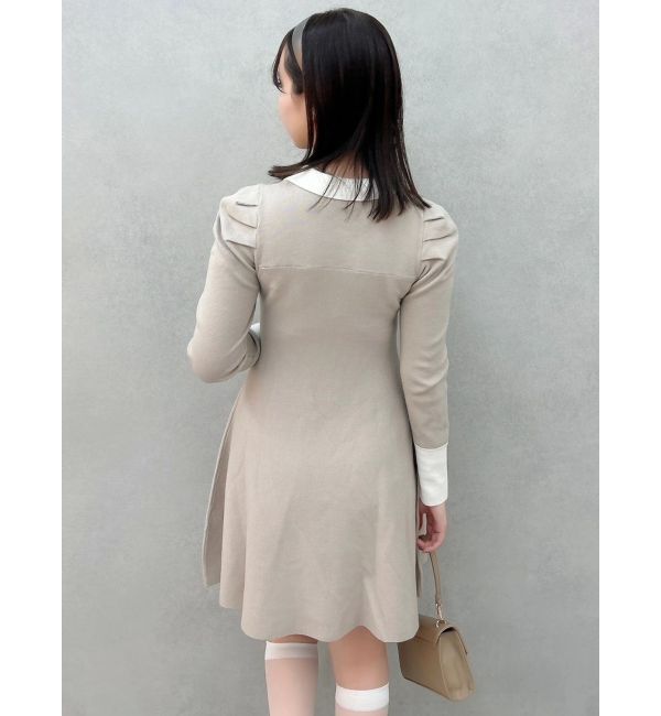 dazzlin「【20周年記念復刻！】オーナメントカラーニットワンピース」|ワンピース|