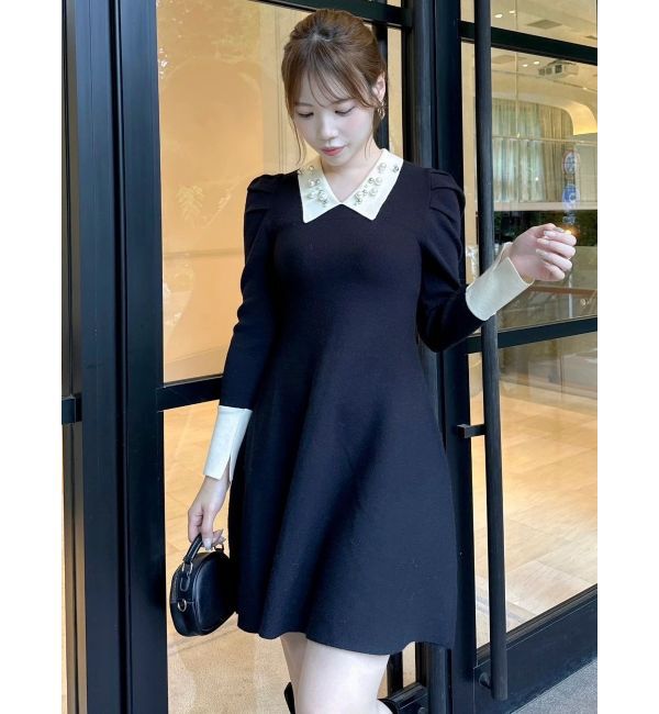 dazzlin「【20周年記念復刻！】オーナメントカラーニットワンピース」|ワンピース|