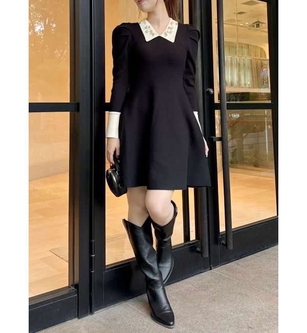 dazzlin「【20周年記念復刻！】オーナメントカラーニットワンピース」|ワンピース|