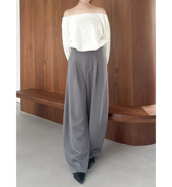 dazzlin「【吉田朱里】バレルレッグスウェットパンツ ※BLACK WEB限定カラー」|その他|