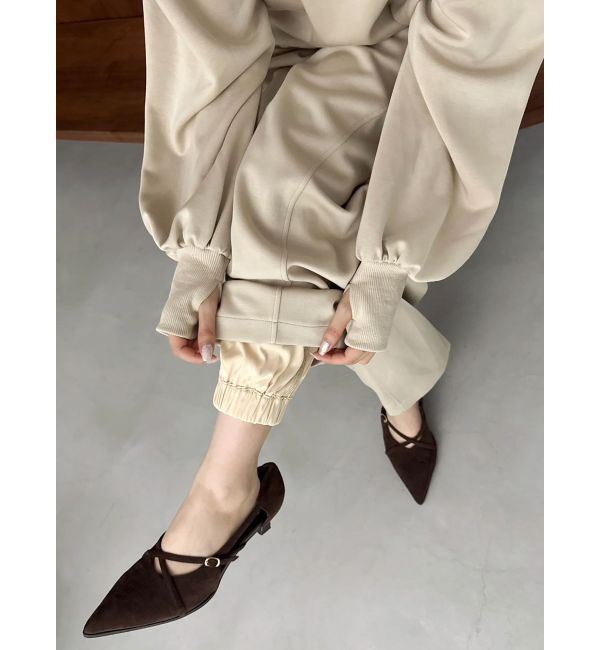 dazzlin「【吉田朱里】バレルレッグスウェットパンツ ※BLACK WEB限定カラー」|その他|