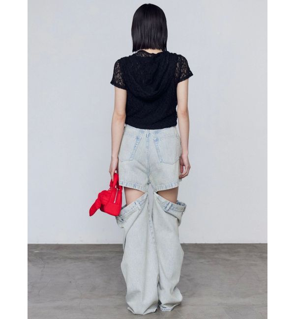 EMODA「サイドオープンルーズジーンズ」|デニム|