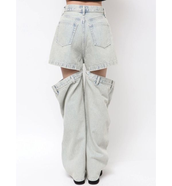 EMODA「サイドオープンルーズジーンズ」|デニム|