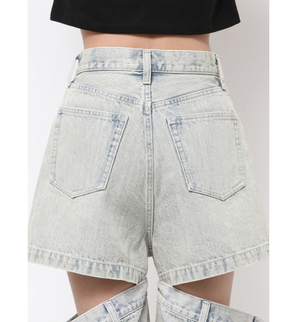 EMODA「サイドオープンルーズジーンズ」|デニム|