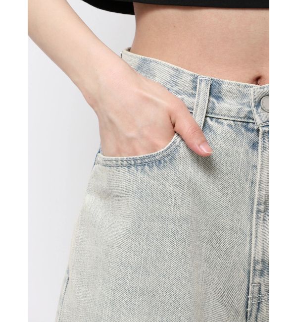 EMODA「サイドオープンルーズジーンズ」|デニム|