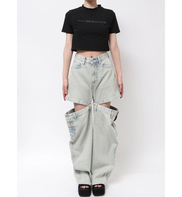 EMODA「サイドオープンルーズジーンズ」|デニム|