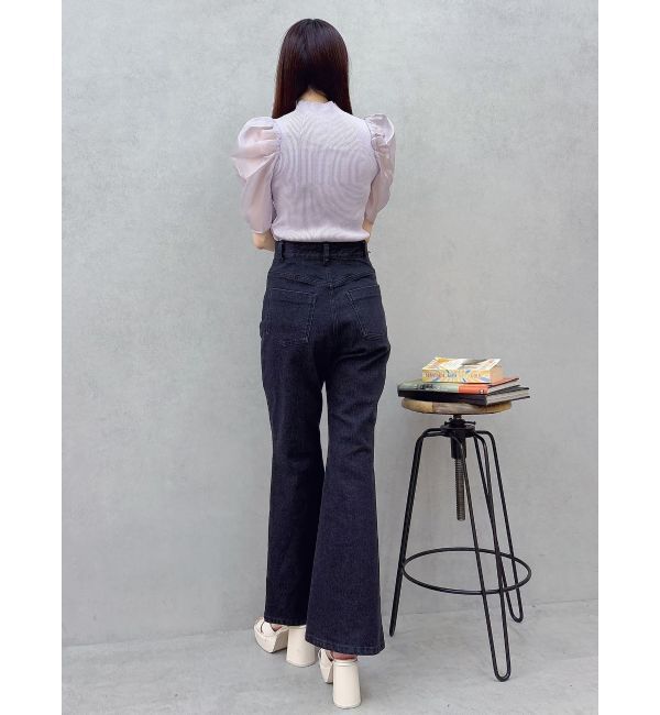 MERCURYDUO「ブーツカットデニムパンツ」|デニム|