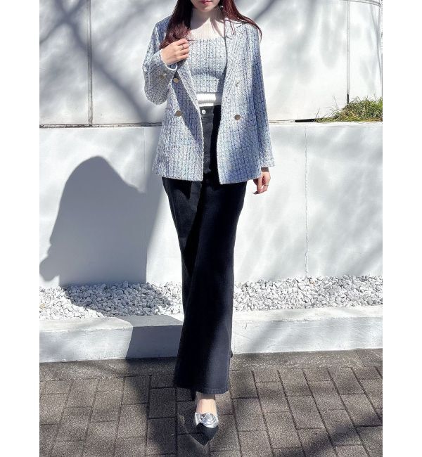 MERCURYDUO「ブーツカットデニムパンツ」|デニム|