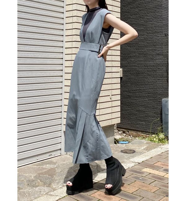 MURUA「サイドタックジャンパースカート」|ジャンパースカート|