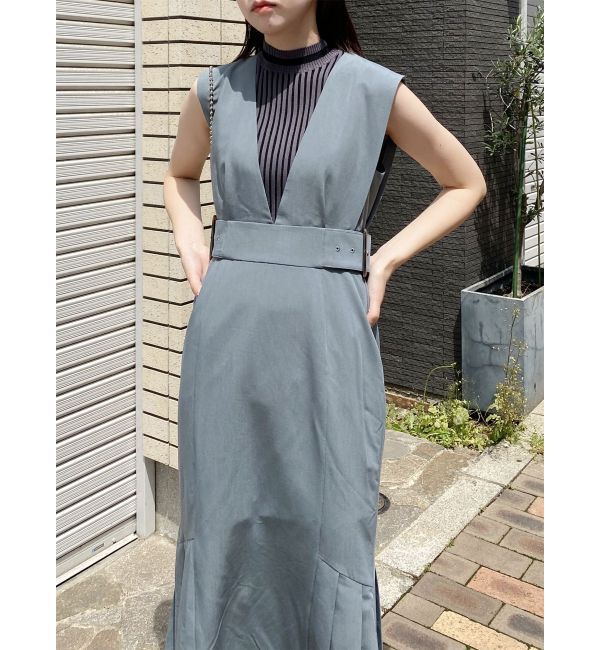 MURUA「サイドタックジャンパースカート」|ジャンパースカート|