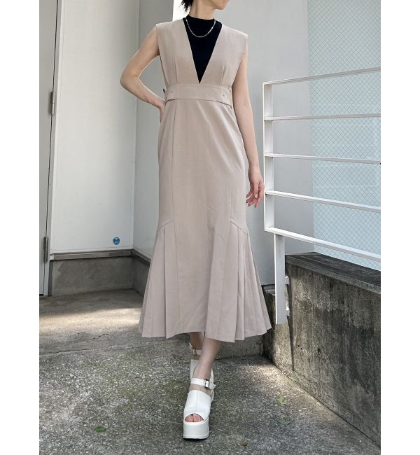 MURUA「サイドタックジャンパースカート」|ジャンパースカート|