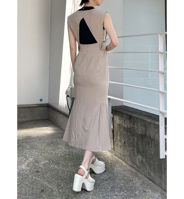 MURUA「サイドタックジャンパースカート」|ジャンパースカート|