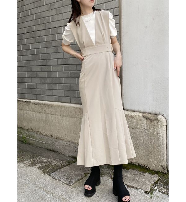 MURUA「サイドタックジャンパースカート」|ジャンパースカート|ヌード