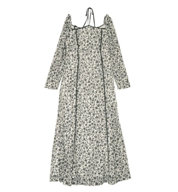 LAGUNAMOON「フェザーフラワーパターンワンピース」|ワンピース|