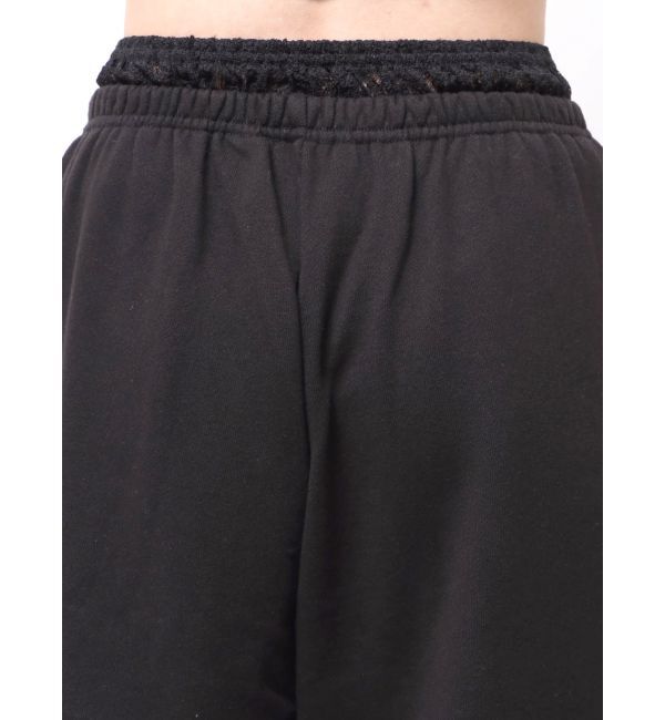 EVRIS「レースドッキングダメージスウェットワイドパンツ【セットアップ着用可能】」|その他|
