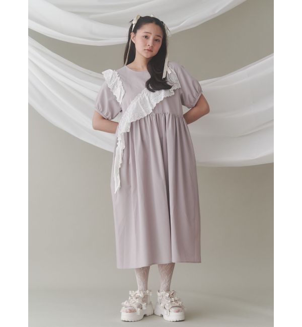 merry jenny「フリルコットンワンピース」|ワンピース|