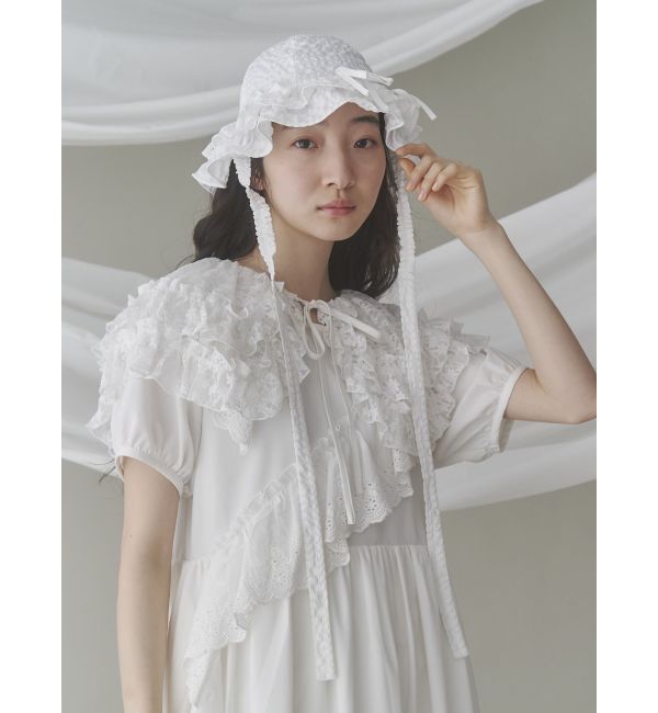 merry jenny「フリルコットンワンピース」|ワンピース|