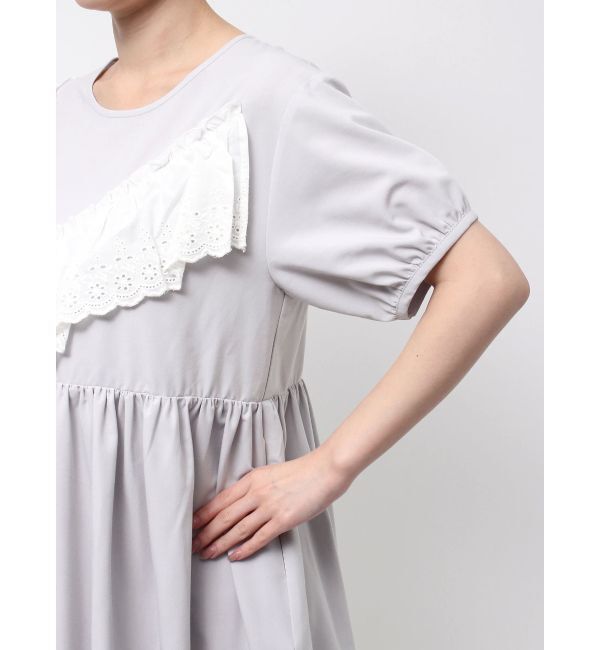 merry jenny「フリルコットンワンピース」|ワンピース|